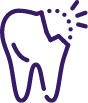 Icon of chipped tooth